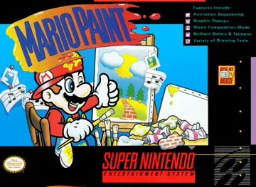 Mario Paint (Japan, USA) (Beta) box cover front